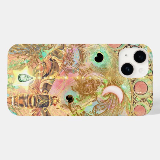 Boheemse kunst unieke hippie pastel whimsica Case-Mate iPhone case (Achterkant (horizontaal))