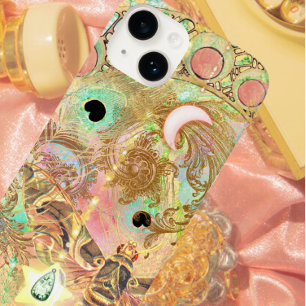 Boheemse kunst unieke hippie pastel whimsica Case-Mate iPhone 14 hoesje