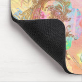 Boheemse  kunst unieke hippie pastel whimsica muismat (Hoek)