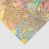 Boheemse kunst unieke hippie pastel whimsica tissuepapier (Detail)