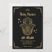  Boheemse kunstsymbolen baby shower Kaart (Voorkant)