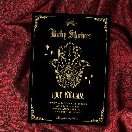  Boheemse kunstsymbolen baby shower Kaart