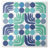Boheemse Kustblauw Tegeltje (Voorkant)
