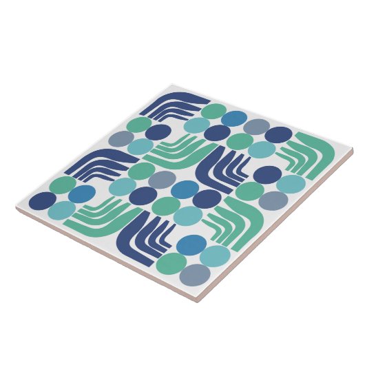 Boheemse Kustblauw Tegeltje (Zijkant)