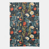 Boheemse lente bloemenprint theedoek (Verticaal)
