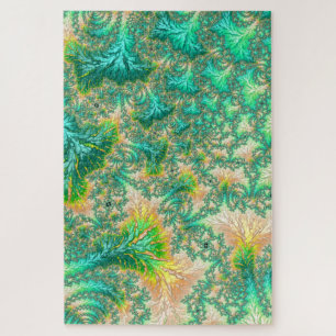 Boheemse Levendige Trippy Fractale Abstracte Spira Legpuzzel