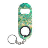 Boheemse Levendige Trippy Fractale Abstracte Spira Mini Flessenopener (Voorkant)