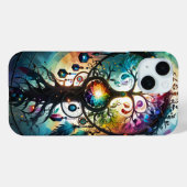 Boheemse levensboom Dreamcatcher esthetisch Case-Mate iPhone Case (Achterkant (horizontaal))