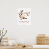 Boheemse Maan Bruiloft Feest Welkom Poster (Keuken)