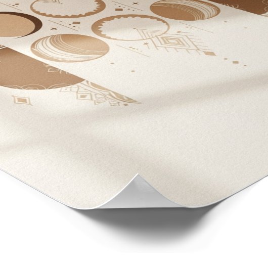 Boheemse maancyclus poster (Hoek)