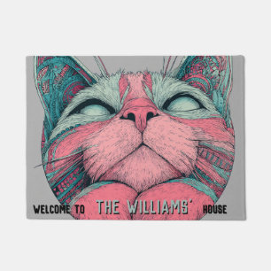Boheemse MaineCoon Kat Moeder Vader Huis Decor Vlo Deurmat