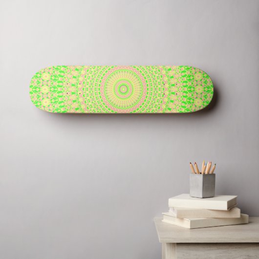 Boheemse Mandala Persoonlijk Skateboard (Muurkunst (Horizontaal))
