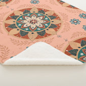 Boheemse Mandala Sherpa Deken (3/4)