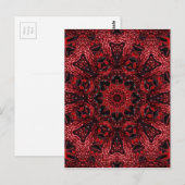 Boheemse Marokkaanse marokkaan Bourgondië Mandala Briefkaart (Voorkant / Achterkant)