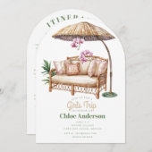 Boheemse meisjes reis 4-daagse reisroute kaart (Voorkant / Achterkant)