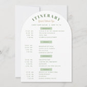 Boheemse meisjes reis 4-daagse reisroute kaart (Achterkant)