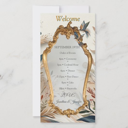 Boheemse mix van kleuren en bloementhema (Voorkant)