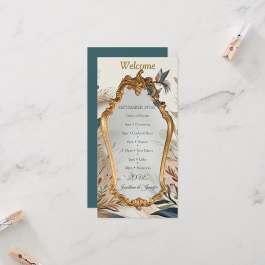 Boheemse mix van kleuren en bloementhema (Voorkant / Achterkant in situ)