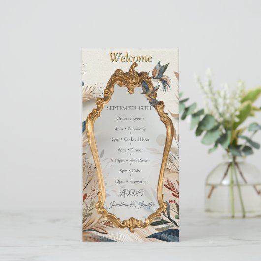 Boheemse mix van kleuren en bloementhema (Staand voorkant)