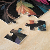 Boheemse Mozaïek Majesteit de geschilderde hond Legpuzzel (Zijkant)