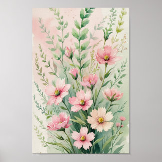 Boheemse muurkunst poster