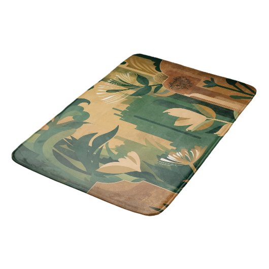 Boheemse Ontsnapping: betoverende botanische Badmat (Gekanteld)