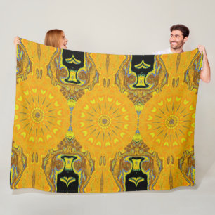 Boheemse paardenbloem in de zomer Gezellige Bloeme Fleece Deken