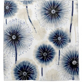 Boheemse paardenbloemen douchegordijn (Voorkant)