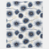 Boheemse paardenbloemen fleece deken (Voorkant)