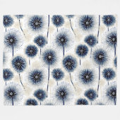 Boheemse paardenbloemen fleece deken (Voorkant (Horizontaal))