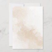 Boheemse Pampas Tropical Grass Baby shower Brunch Kaart (Achterkant)