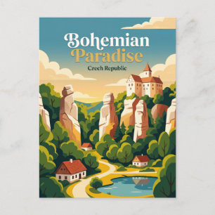 Boheemse Paradijs Tsjechië Briefkaart