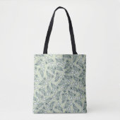 Boheemse pastel bloemmotief tote bag (Voorkant)