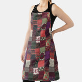 Boheemse Patchwork All-Over Print Schort (Insitu)