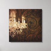 Boheemse primitieve Westerne land kroonluchter Canvas Afdruk (Voorkant)