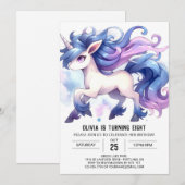 Boheemse Printable Horse Birthday Kaart (Voorkant / Achterkant)