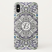 Boheemse rapsodie ingewikkeld floraal monogram Case-Mate iPhone case (Achterkant)