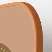 Boheemse Regenboog Gebatikte Scriptnaam Pickleball Paddle (Links Detail)