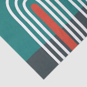 Boheemse regenboog retro kleuren artwork tissuepapier (Detail)