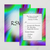 Boheemse Regenboog RSVP met hoofdgerechten (Voorkant / Achterkant)