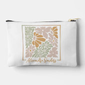 Boheemse Retro Groovy Bloemen Etui (Achterkant)