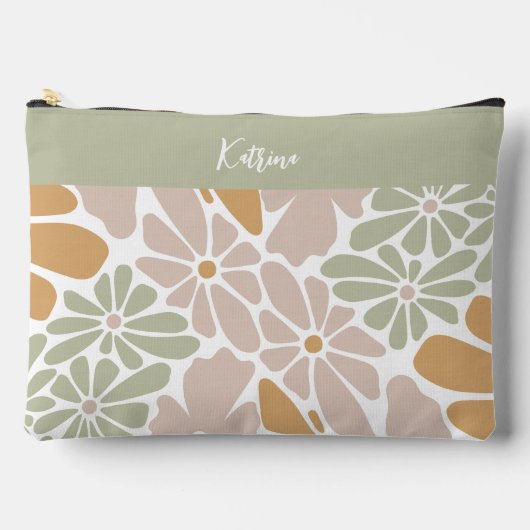 Boheemse Retro Groovy Bloemen Etui (Voorkant)