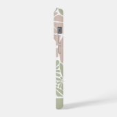 Boheemse Retro Groovy Bloemen iPhone Hoesje (Linkerkant)