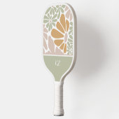 Boheemse Retro Groovy Bloemen Pickleball Paddle (Links)