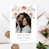 Boheemse Roos Arch Foto Save The Date