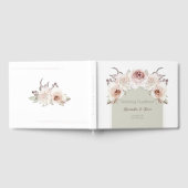 Boheemse Roos boog bruiloft Gastenboek (Volledig)