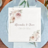 Boheemse Roze Bruiloft Servet