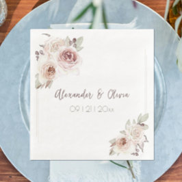 Boheemse Roze Bruiloft Servet