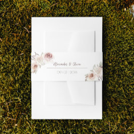 Boheemse Rozen Boog Huwelijk Uitnodigingen Wikkel