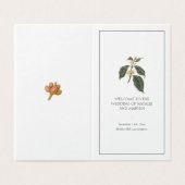 Boheemse rustieke winterkoffie Plant Kaart (Buitenkant ongevouwen)